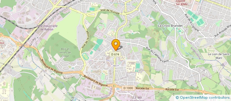 localisation de l'entreprise GDS-CHARENTES à ANGOULEME
