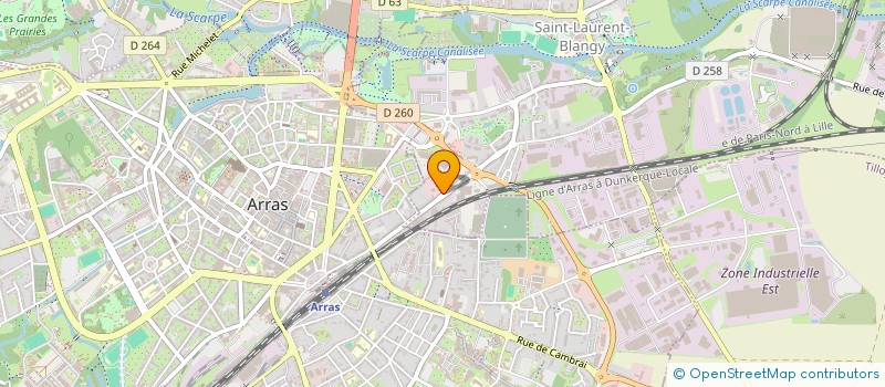 localisation de l'entreprise GDS CONSEILS  SAINT-LAURENT-BLANGY