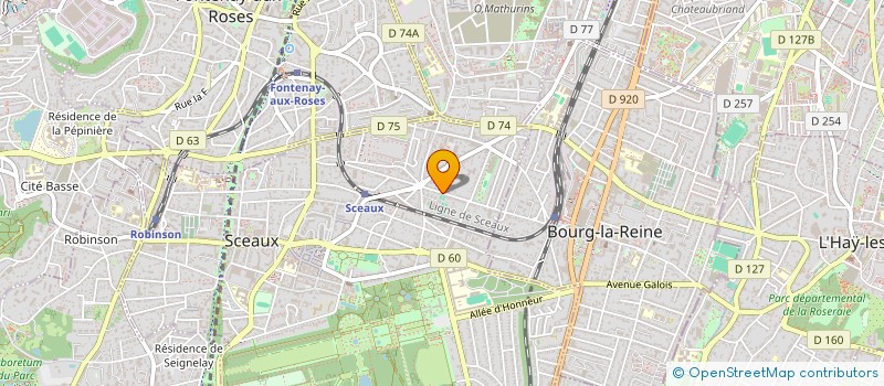 localisation de l'entreprise GDS CONSULTING à SCEAUX