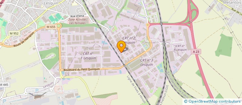 localisation de l'entreprise GDS ELEC à ROUVROY