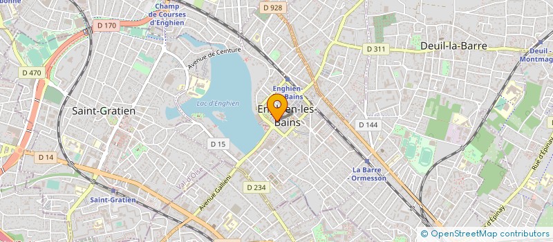 localisation de l'entreprise GDS ET CO à ENGHIEN-LES-BAINS