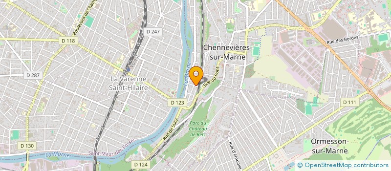 localisation de l'entreprise GDS HOLDING  CHENNEVIERES-SUR-MARNE