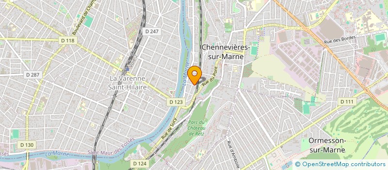 localisation de l'entreprise GDS INVEST  CHENNEVIERES-SUR-MARNE