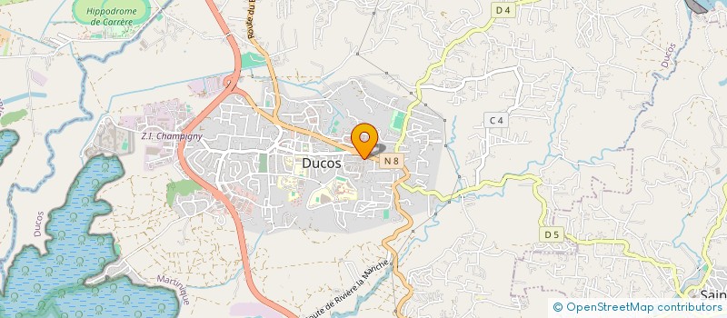 localisation de l'entreprise GDS MARTINIQUE à DUCOS