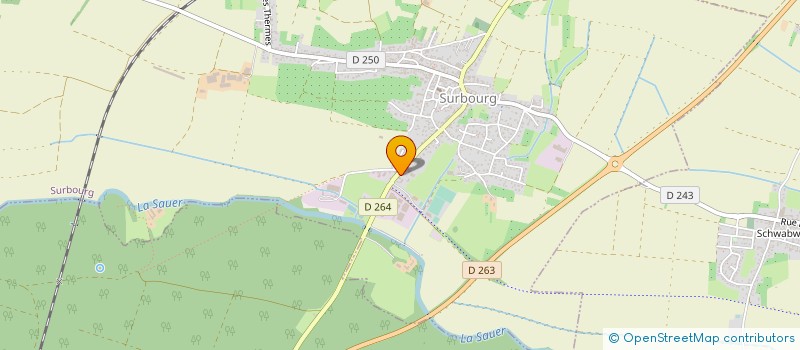 localisation de l'entreprise GDS OFFSET  SURBOURG