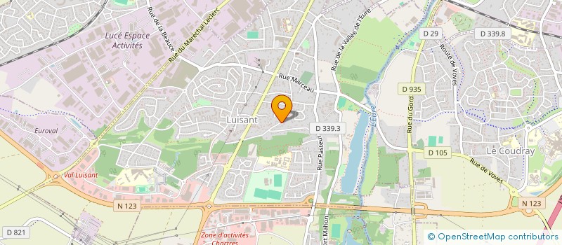 localisation de l'entreprise GDS2M à LUISANT