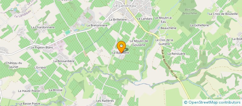 localisation de l'entreprise GDS77  LE LANDREAU