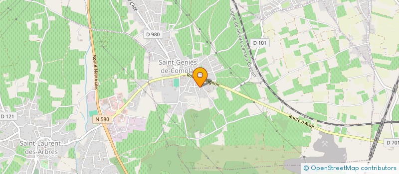 localisation de l'entreprise GDSOFT  SAINT-LAURENT-DES-ARBRES