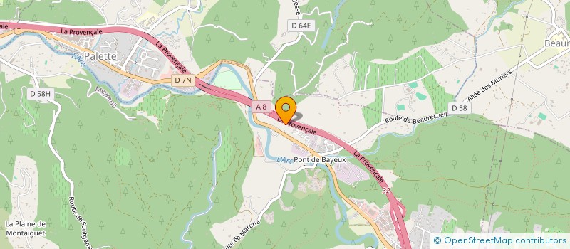 localisation de l'entreprise GDSOL 32  FUVEAU