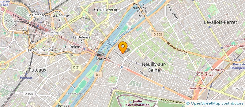localisation de l'entreprise GDSOLEIA 1  NEUILLY-SUR-SEINE