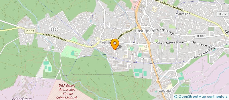 localisation de l'entreprise GDSP40 à SAINT-MEDARD-EN-JALLES