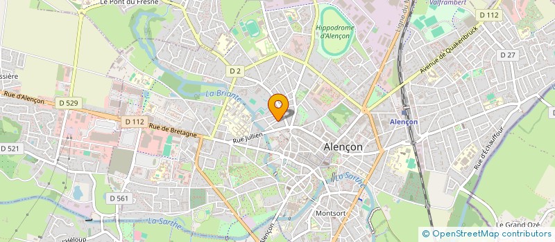 localisation de l'entreprise GDT à ALENCON