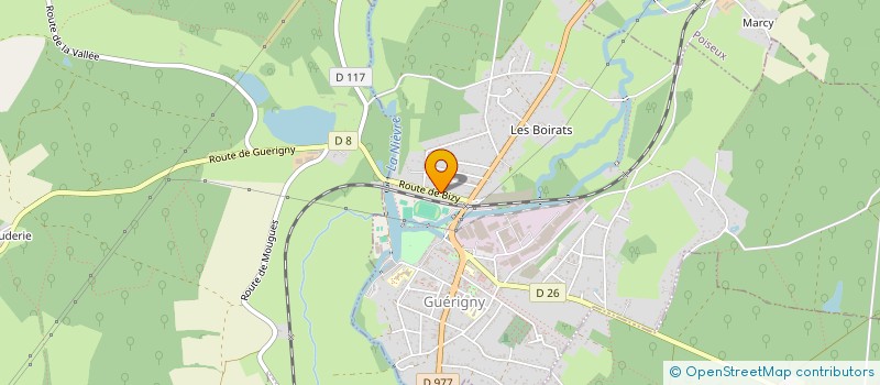 localisation de l'entreprise GDT IMMO à GUERIGNY
