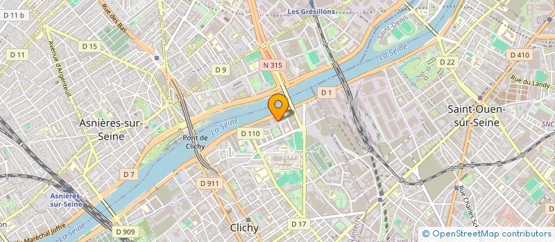 localisation de l'entreprise GDTB à CLICHY
