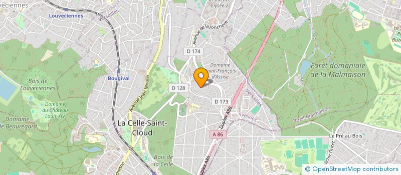 localisation de l'entreprise GDTELCONSULTING à LA CELLE-SAINT-CLOUD