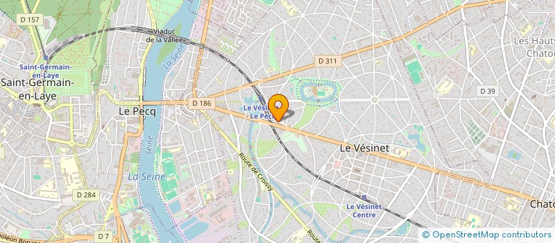 localisation de l'entreprise GDTM  LE VESINET