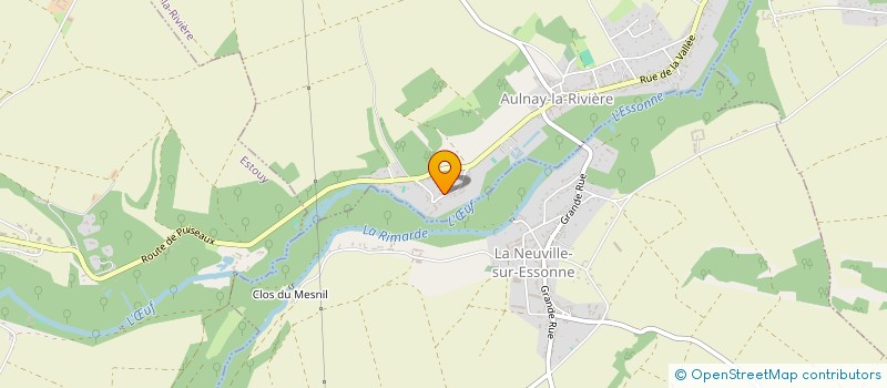 localisation de l'entreprise GDTP à AULNAY-LA-RIVIERE