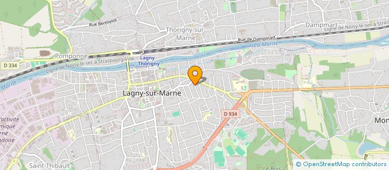 localisation de l'entreprise GDU HOLDING  POMPONNE