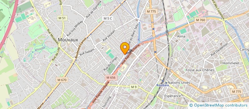 localisation de l'entreprise GDUFRENNE EURL à TOURCOING