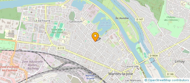 localisation de l'entreprise GDUPIF  MANTES-LA-JOLIE