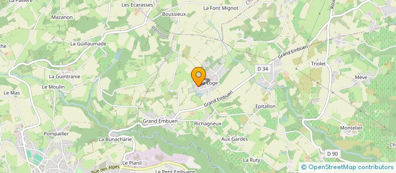 localisation de l'entreprise GDV CAPITAL  CHAVANAY