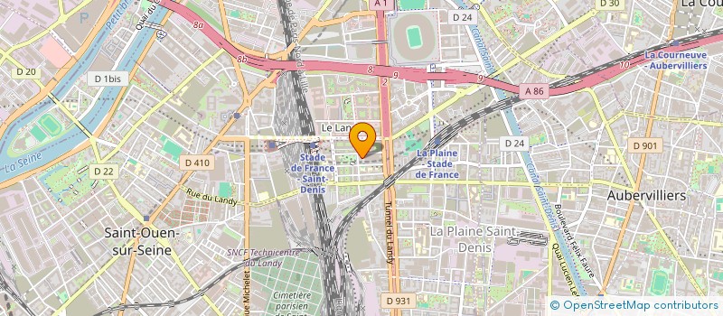 localisation de l'entreprise GDV HOLDING  SAINT-DENIS