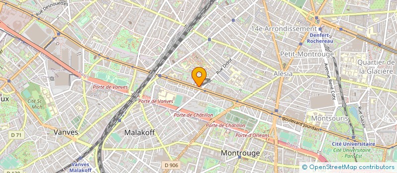 localisation de l'entreprise GDV INFORMATIQUE  PARIS