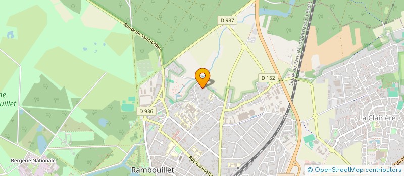 localisation de l'entreprise GDV MOTORS à RAMBOUILLET