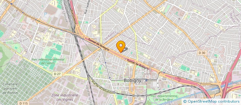 localisation de l'entreprise GDV RENOVATION  BOBIGNY