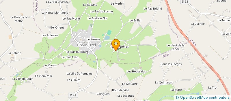 localisation de l'entreprise GDV TRANSPORTS  GRACE-UZEL