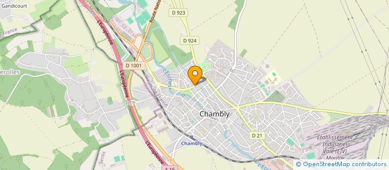 localisation de l'entreprise GDVFAM  CHAMBLY