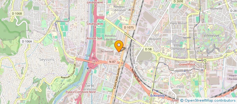 localisation de l'entreprise GDVS à GRENOBLE