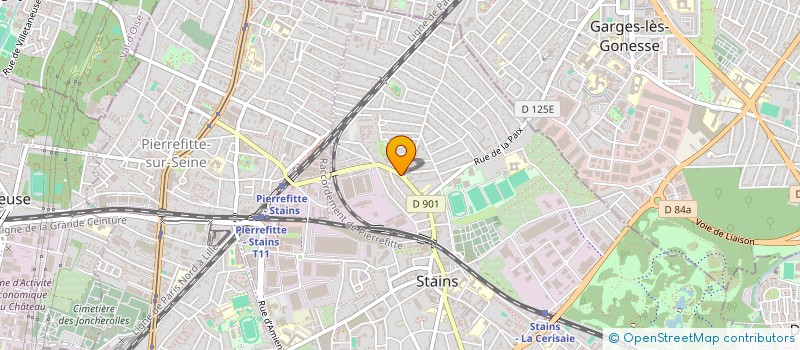 localisation de l'entreprise GDW à STAINS