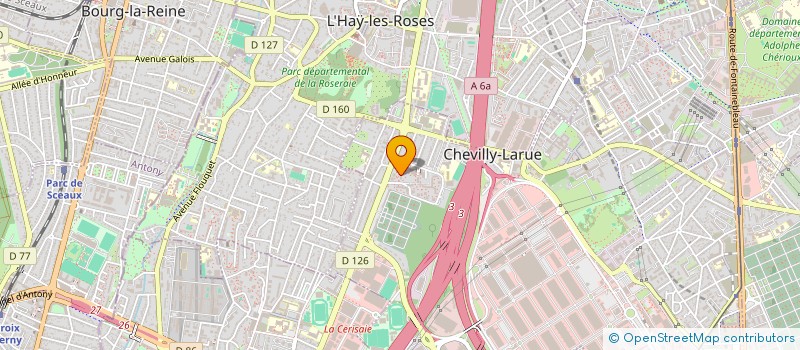 localisation de l'entreprise GDX CONSEIL à CHEVILLY-LARUE