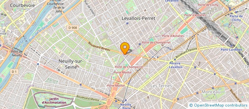 localisation de l'entreprise GDYI INVEST à LEVALLOIS-PERRET