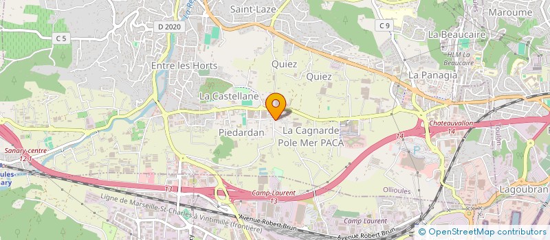 localisation de l'entreprise GE-2E  OLLIOULES