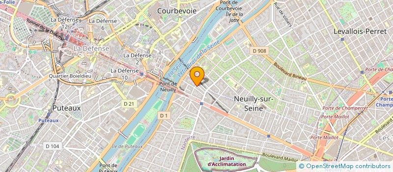 localisation de l'entreprise GE ARDEUR à NEUILLY-SUR-SEINE
