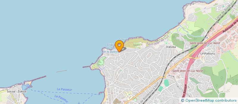 localisation de l'entreprise GE AUGUSTIN à SAINT-JEAN-DE-LUZ