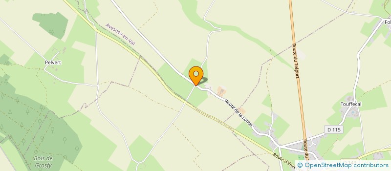 localisation de l'entreprise GE AVISSE-EMPLOI  AVESNES-EN-VAL