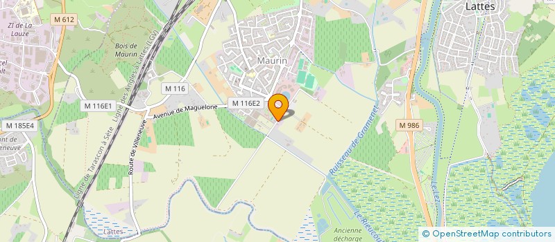 localisation de l'entreprise GE BASKET MEDITERRANEE à LATTES