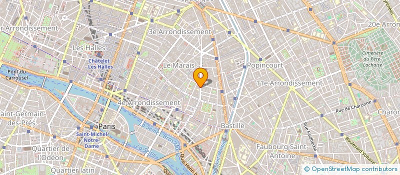 localisation de l'entreprise GE-BE  PARIS