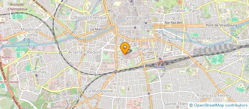 localisation de l'entreprise GE CITEDIA  RENNES