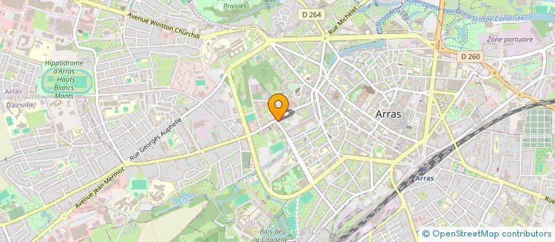localisation de l'entreprise GE COIF à ARRAS