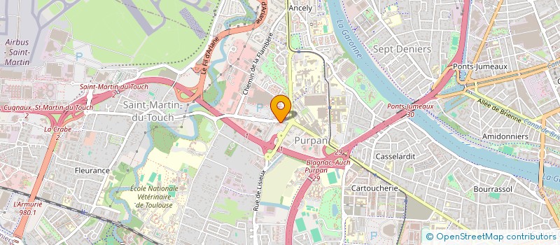 localisation de l'entreprise GE CONCEPT à TOULOUSE