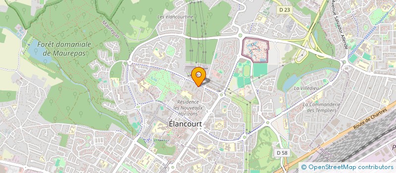 localisation de l'entreprise GE CONCEPT à ELANCOURT