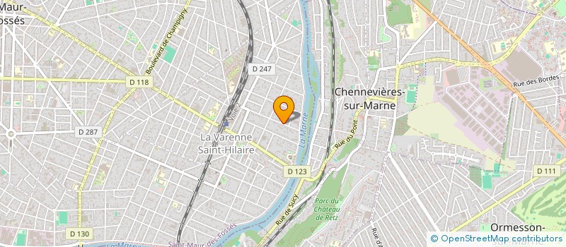 localisation de l'entreprise GE CONSEIL à SAINT-MAUR-DES-FOSSES