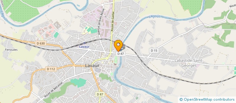 localisation de l'entreprise GE CONSTRUCTION 81  LAVAUR