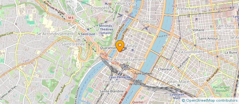 localisation de l'entreprise GE CONSULTING à LYON