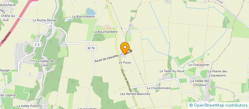 localisation de l'entreprise GE CORPORIN  VOUVRAY