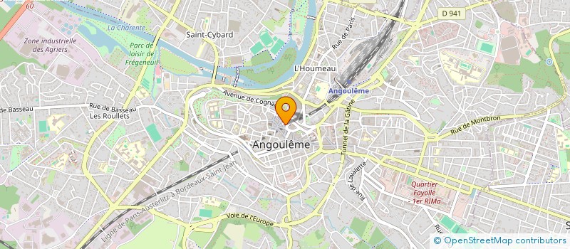 localisation de l'entreprise GE COUSIN & CO à ANGOULEME